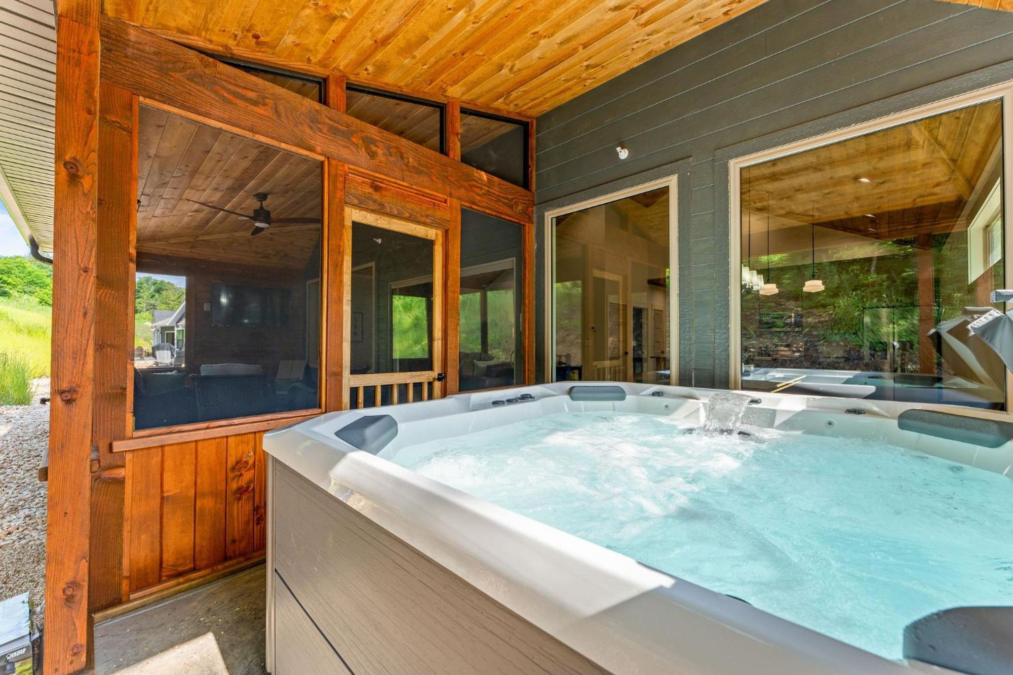New Ozark Oasis Luxe Cabin Retreat With Hot Tub Hollister Exterior foto